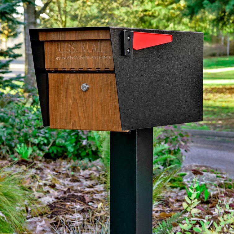 Tools Outdoor Mailbox With Lock Home Office Indoor Outdoor Entryway ...